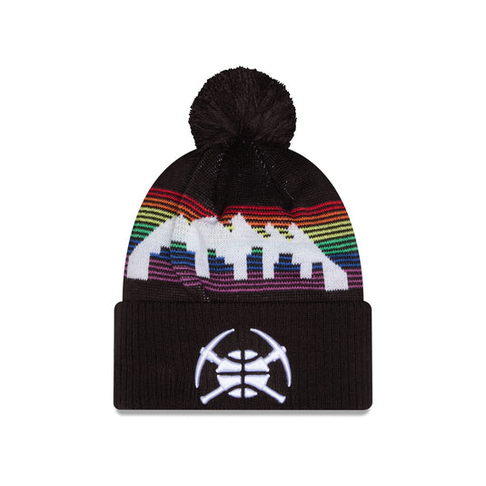 Denver Nuggets 2025 City Edition Pom Knit Hat - New Era Cap