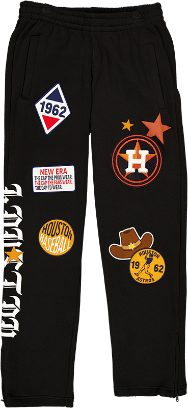 Houston Astros Uptown Threads Black Sweatpants