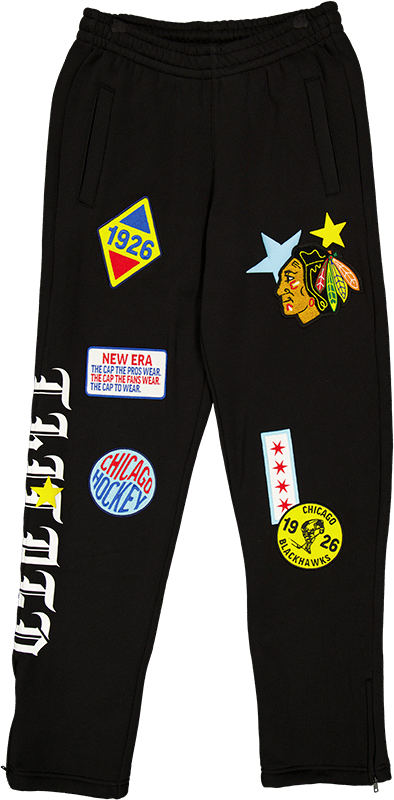 Chicago Blackhawks Uptown Threads Black Sweatpants
