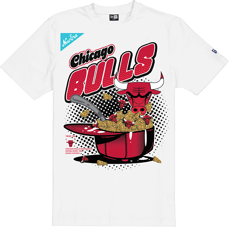 Chicago Bulls Cereal White T-Shirt