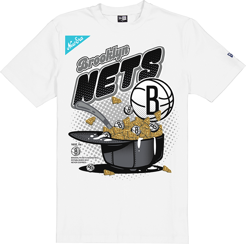Brooklyn Nets Cereal White T-Shirt