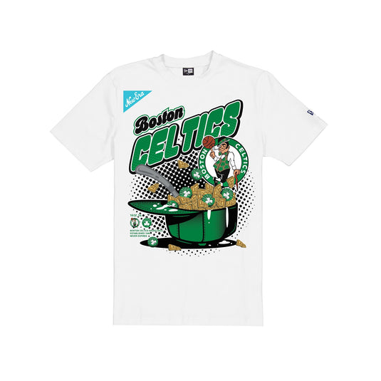 Boston Celtics Cereal White T-Shirt - New Era Cap