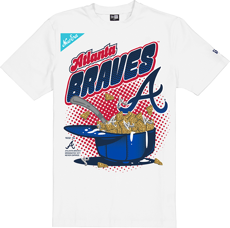 Atlanta Braves Cereal White T-Shirt
