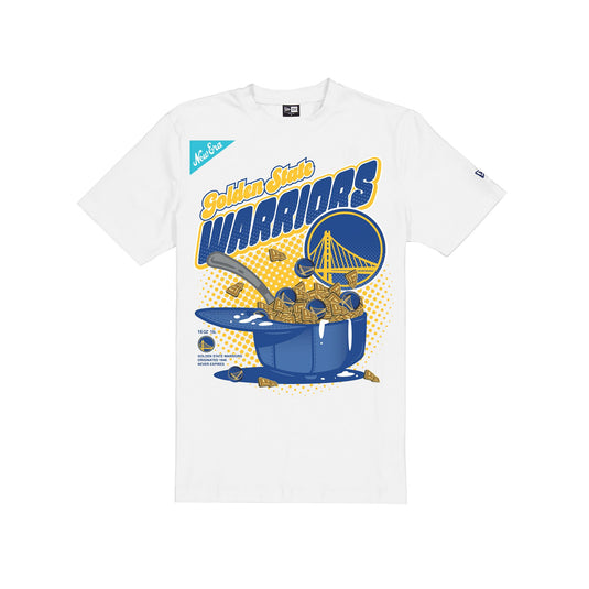 Golden State Warriors Cereal White T-Shirt - New Era Cap