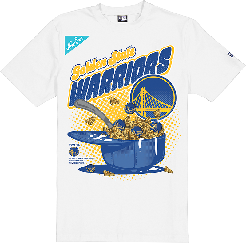 Golden State Warriors Cereal White T-Shirt