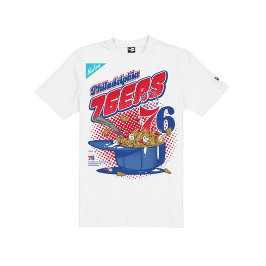 Philadelphia 76ers Cereal White T-Shirt - New Era Cap