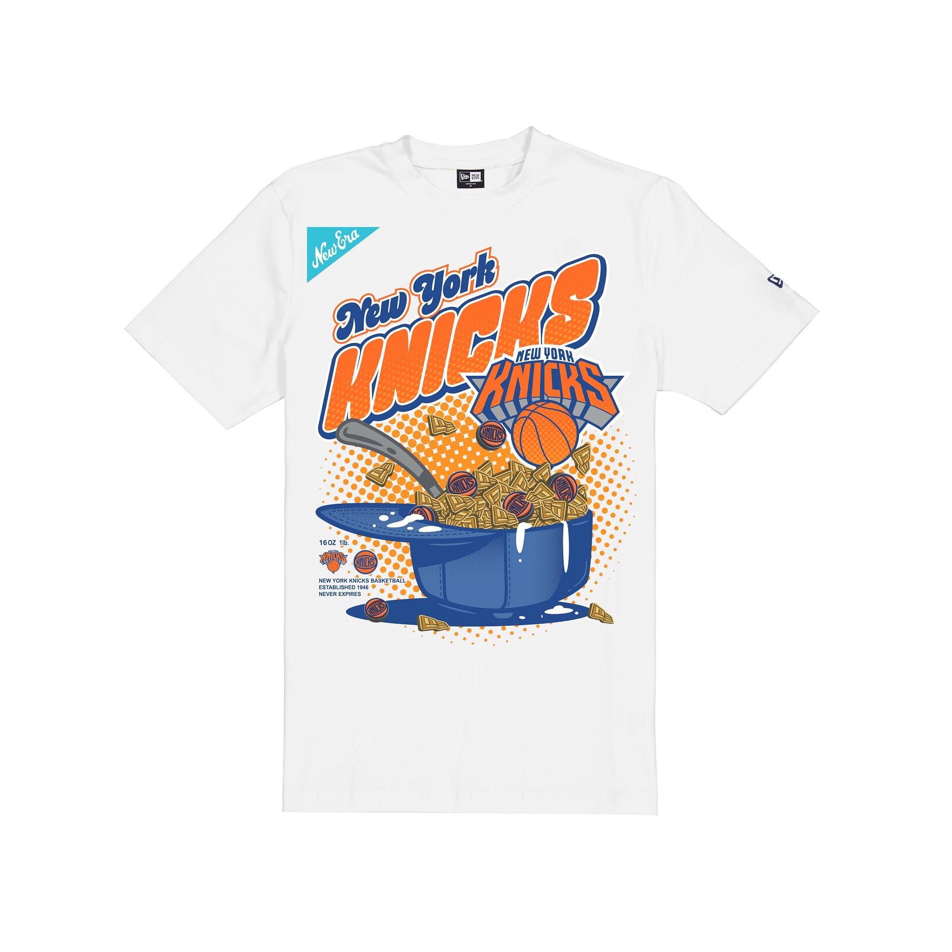 New York Knicks Cereal White T-Shirt