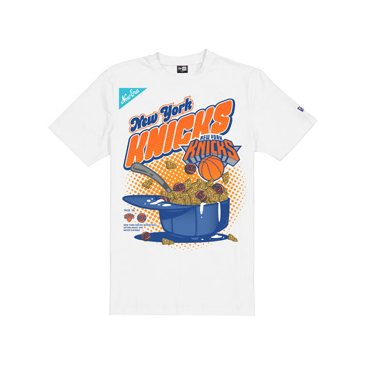 New York Knicks Cereal White T-Shirt - New Era Cap