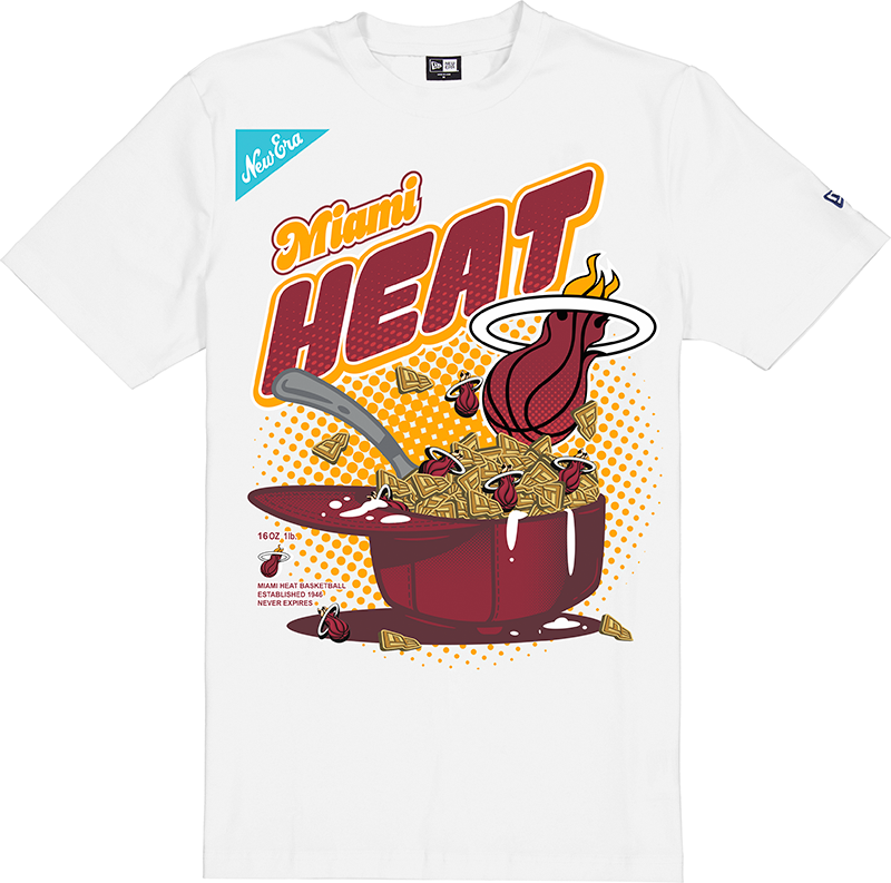 Miami Heat Cereal White T-Shirt