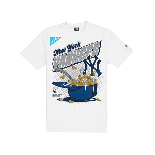 New York Yankees Cereal White T-Shirt - New Era Cap