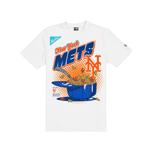 New York Mets Cereal White T-Shirt - New Era Cap