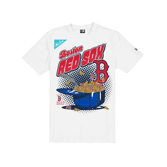 Boston Red Sox Cereal White T-Shirt - New Era Cap