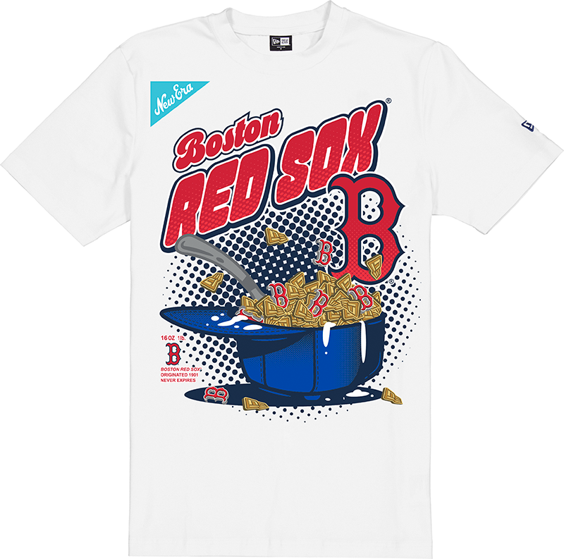 Boston Red Sox Cereal White T-Shirt