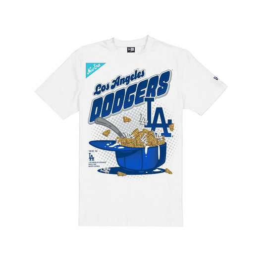 Los Angeles Dodgers Cereal White T-Shirt - New Era Cap
