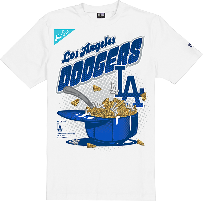 Los Angeles Dodgers Cereal White T-Shirt