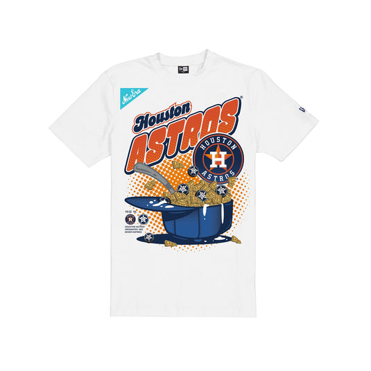 Houston Astros Cereal White T-Shirt - New Era Cap
