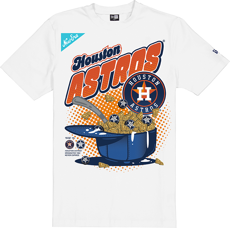 Houston Astros Cereal White T-Shirt