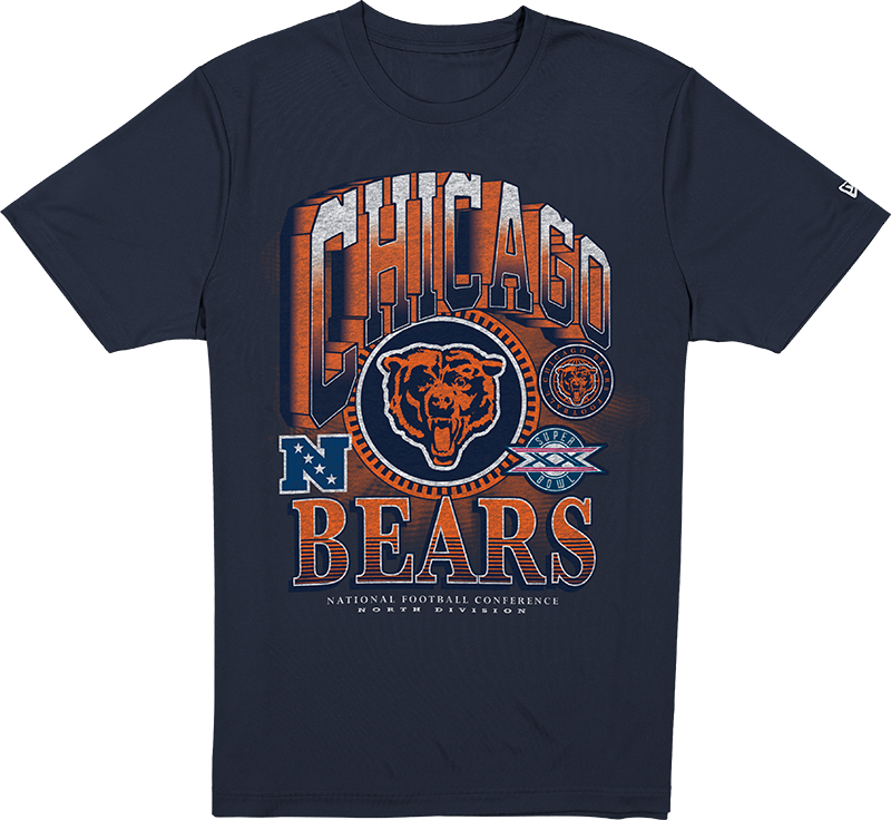 Chicago Bears Sport Classics Dimensional T-Shirt
