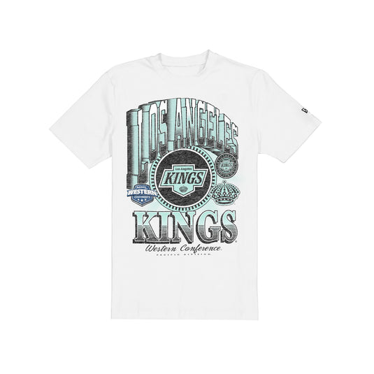 Los Angeles Kings Sport Classics Dimensional White T-Shirt - New Era Cap