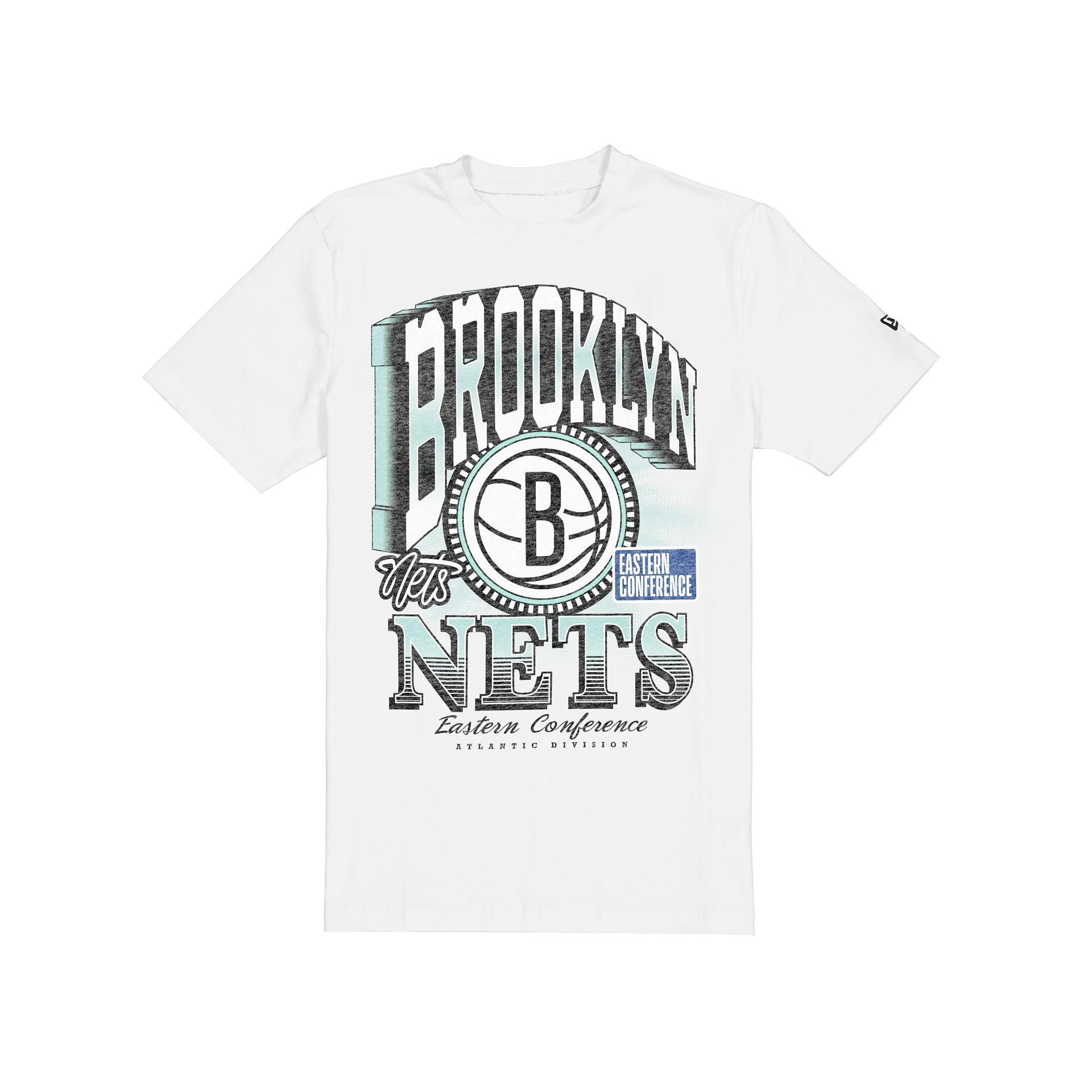 Brooklyn Nets Sport Classics Dimensional White T-Shirt