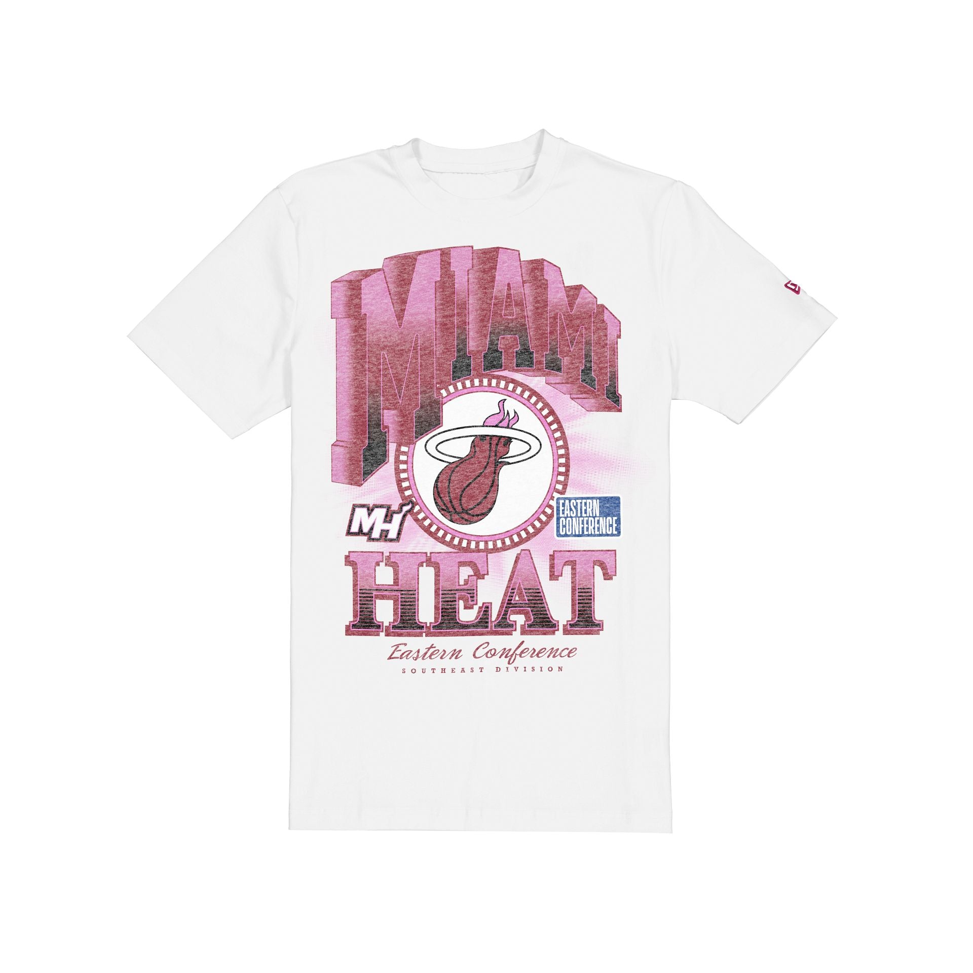 Miami Heat Sport Classics Dimensional White T-Shirt