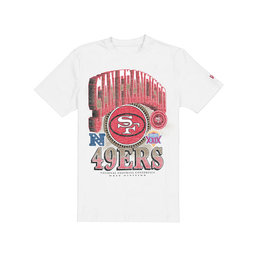 San Francisco 49ers Sport Classics Dimensional White T-Shirt - New Era Cap
