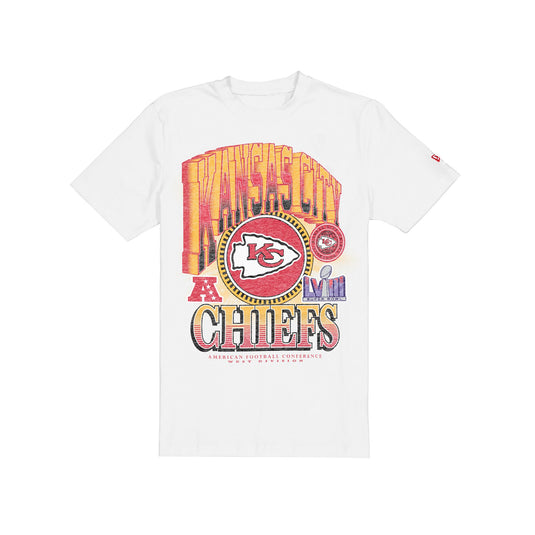 Kansas City Chiefs Sport Classics Dimensional White T-Shirt - New Era Cap
