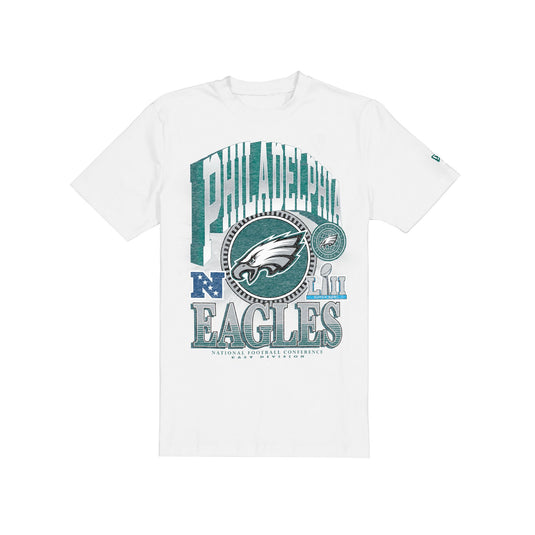 Philadelphia Eagles Sport Classics Dimensional White T-Shirt - New Era Cap
