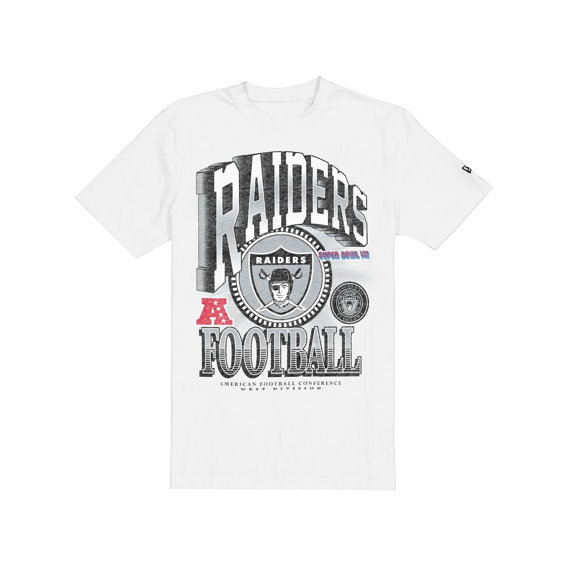 Las Vegas Raiders Sport Classics Dimensional White T-Shirt