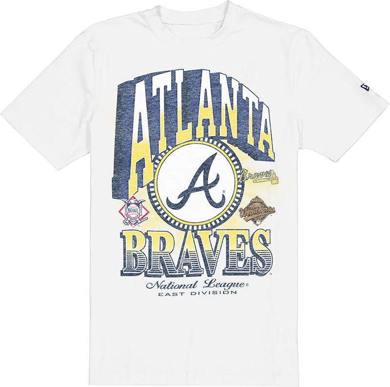 Atlanta Braves Sport Classics Dimensional White T-Shirt