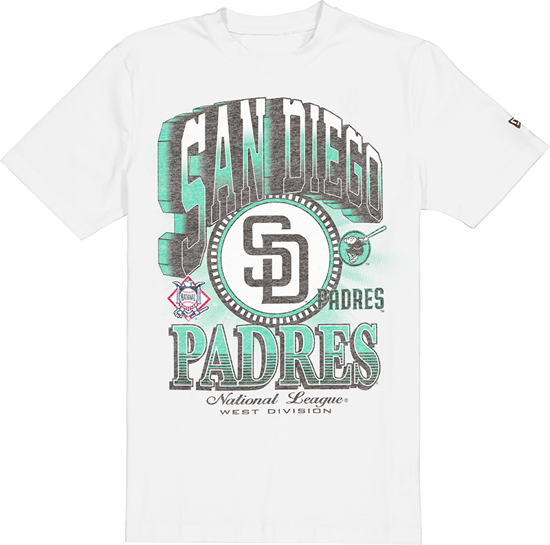 San Diego Padres Sport Classics Dimensional White T-Shirt