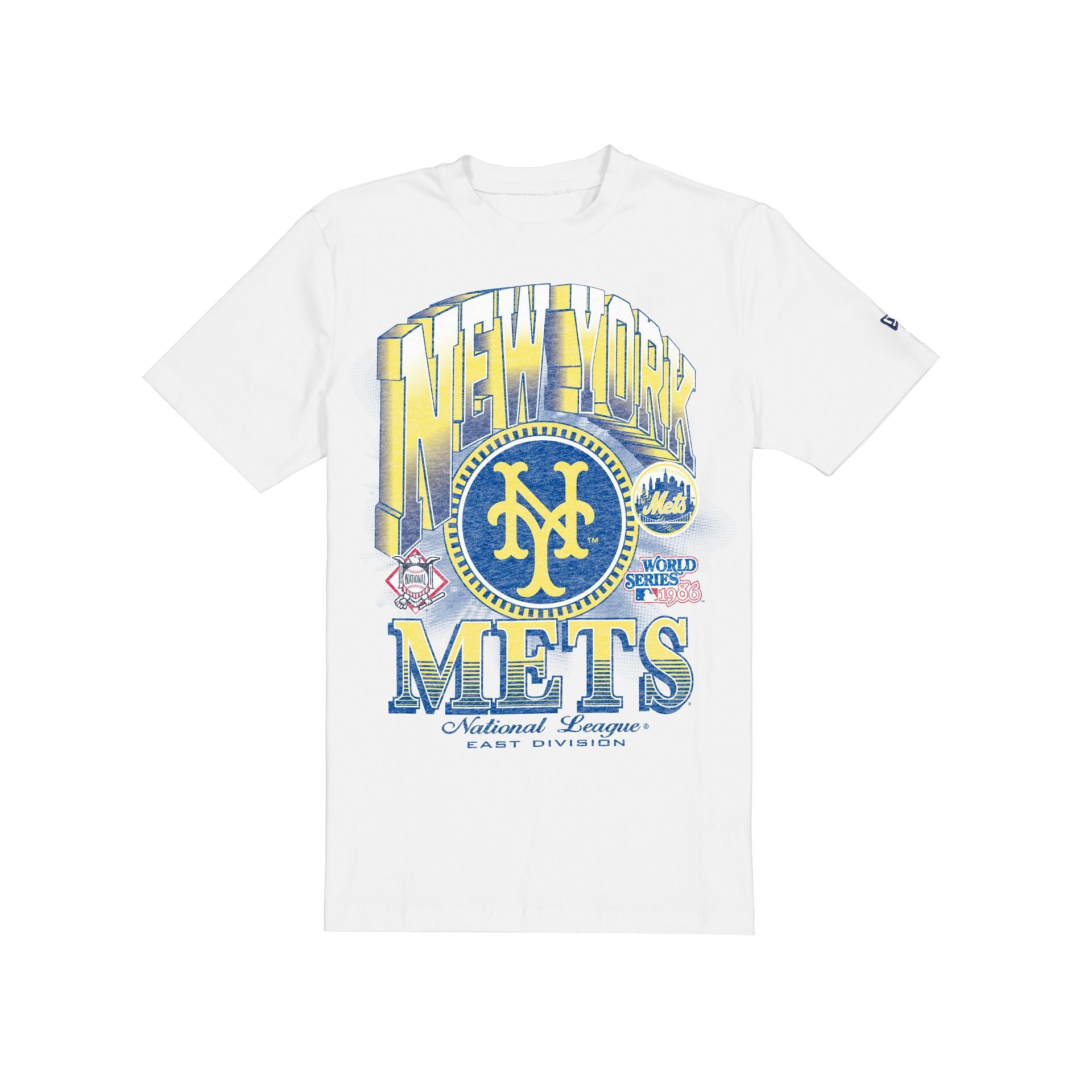 New York Mets Sport Classics Dimensional White T-Shirt