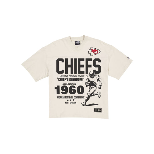Kansas City Chiefs Throwback Prep Stone T-Shirt - New Era Cap
