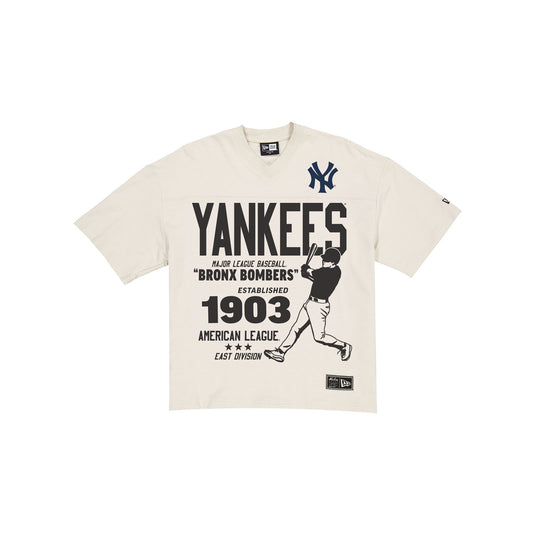 New York Yankees Throwback Prep Stone T-Shirt - New Era Cap