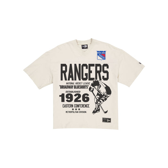 New York Rangers Throwback Prep Stone T-Shirt - New Era Cap