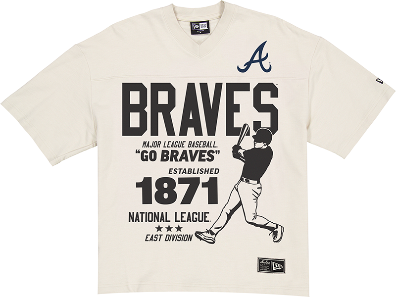 Atlanta Braves Throwback Prep Stone T-Shirt