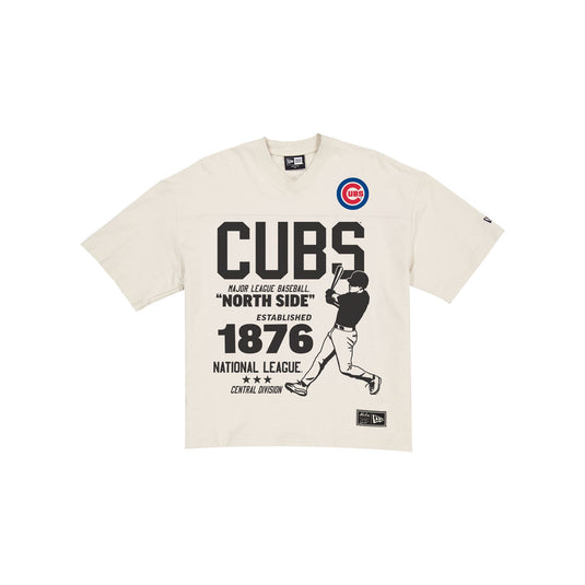 Chicago Cubs Throwback Prep Stone T-Shirt - New Era Cap