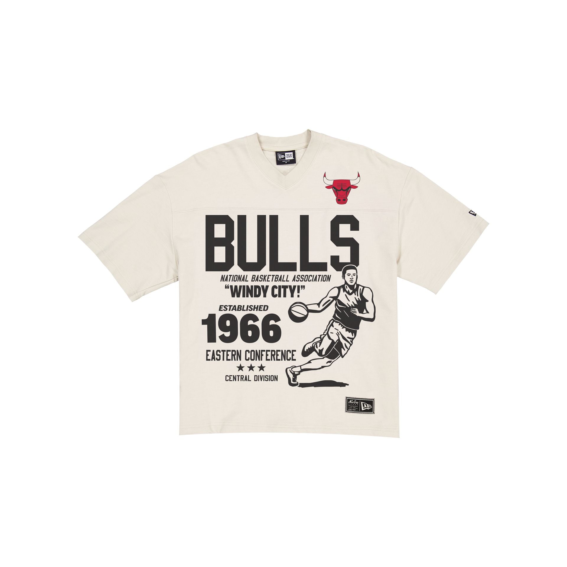 Chicago Bulls Throwback Prep Stone T-Shirt