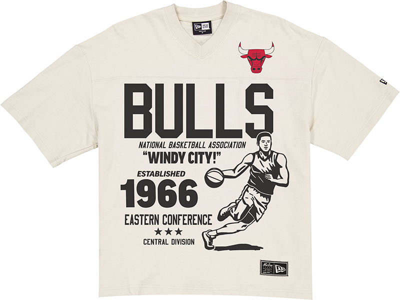 Chicago Bulls Throwback Prep Stone T-Shirt