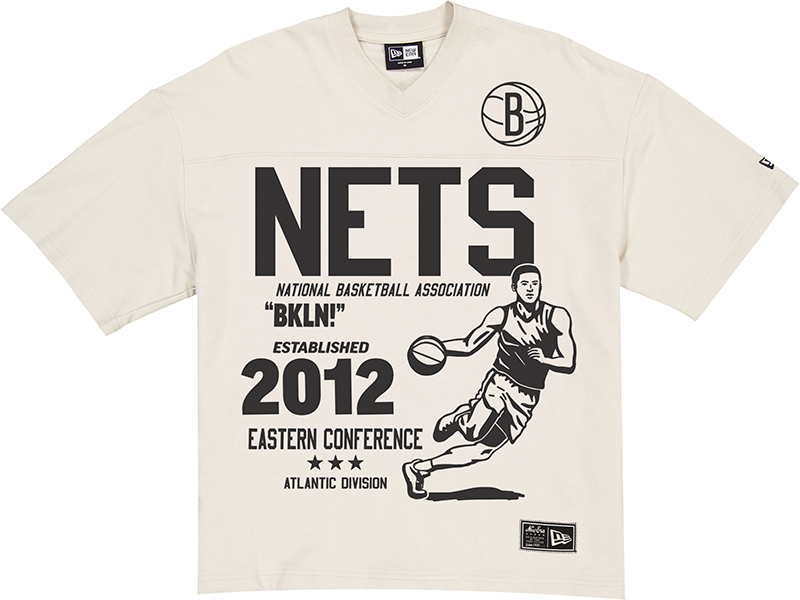 Brooklyn Nets Throwback Prep Stone T-Shirt