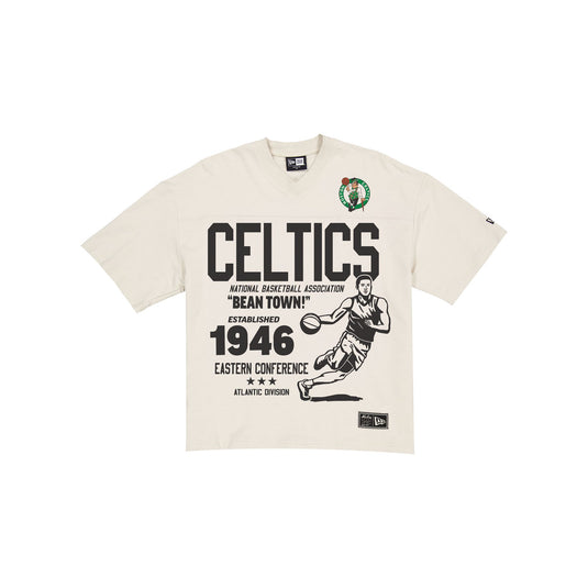 Boston Celtics Throwback Prep Stone T-Shirt - New Era Cap