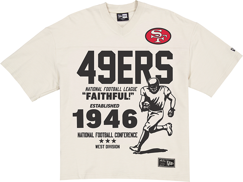 San Francisco 49ers Throwback Prep Stone T-Shirt