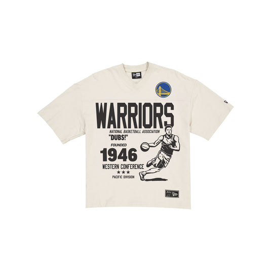 Golden State Warriors Throwback Prep Stone T-Shirt - New Era Cap