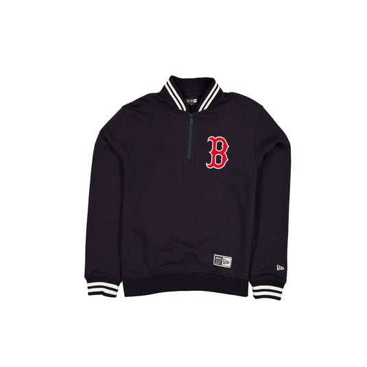 Boston Red Sox Throwback Prep Quarter Zip - New Era Cap