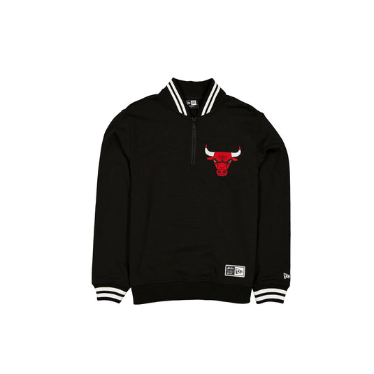 Chicago Bulls Throwback Prep Quarter Zip - New Era Cap
