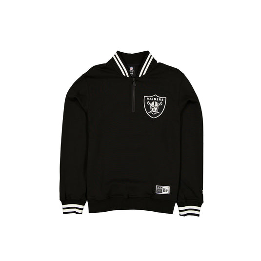 Las Vegas Raiders Throwback Prep Quarter Zip - New Era Cap