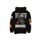 Atlanta Braves Uptown Threads Black Hoodie
