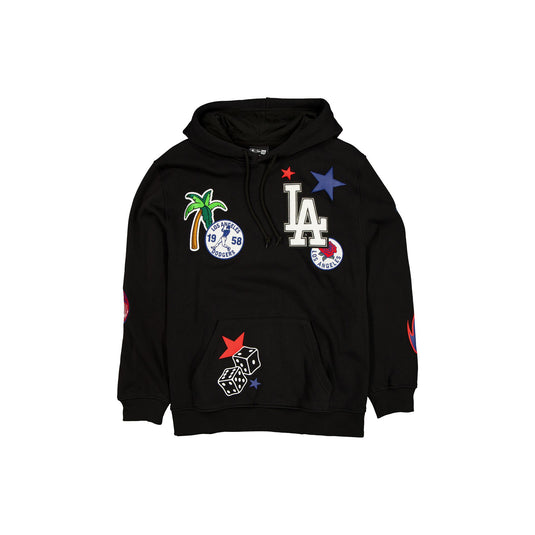 Los Angeles Dodgers Uptown Threads Black Hoodie - New Era Cap
