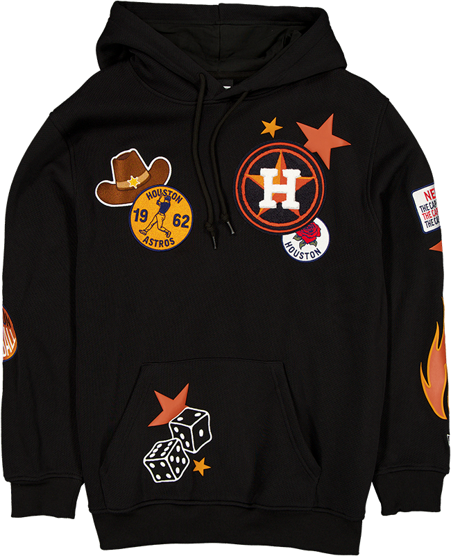 Houston Astros Uptown Threads Black Hoodie