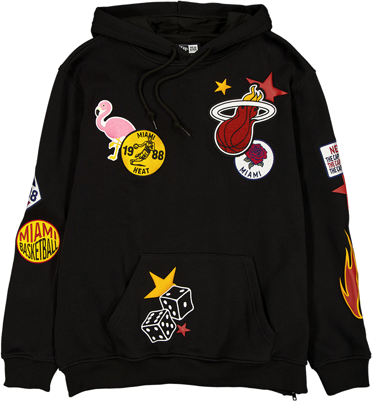 Miami Heat Uptown Threads Black Hoodie
